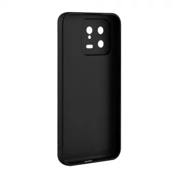Fiksēts Story | Aizmugurējais vāciņš | Xiaomi | Redmi Note 14 Pro+ 5G | Gumijots | Melns