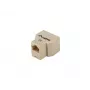 Lanberg AD-RJ45-2RJ45-OU tīkla sadalītājs Bēšs