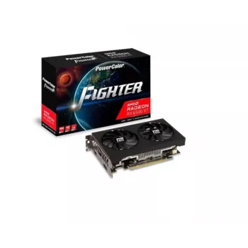 Grafikas karte PowerColor Radeon RX 6500 XT 4GB GDDR6 PCIe 4.0, 2610/2815 MHz, 64-bit, 2-slot, 2-ventilatori, HDMI 2.1 + DP1.4