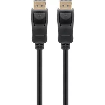 Goobay DisplayPort uz DisplayPort savienojuma kabelis | 64799 | Melns | 3 m