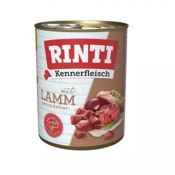 Slapjā suņu barība RINTI Lamb Adult 800 g