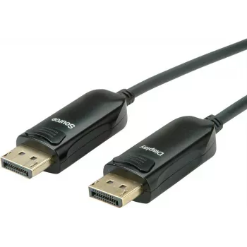 Roline aktīvais DisplayPort kabelis 30 m, 4K atbalsts, melns