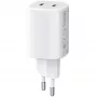 Lādētājs Xiaomi Nano Turbo 45W Balts — 2× USB-C iekštelpu lādētājs viedtālrunim un planšetei