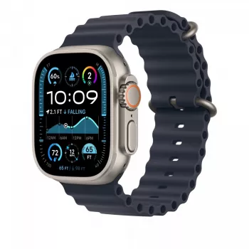 Apple 49mm Navy Ocean Band pagarinājums dabīgā titāna apdarē