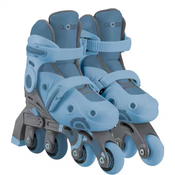 Mācību Skrituļslidas 2-in-1 Gr. 30-33, Inline-Skates Zilā krāsā