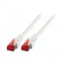 EFB-Elektronik RJ45 savienotājkabelis Cat.6 S/FTP LSZH Balts 1,5m (K5518.1,5)