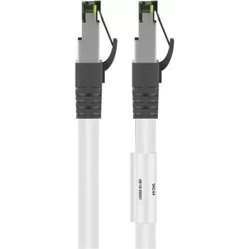 Goobay CAT 8.1 Patch kabelis, S/FTP (PiMF), Balts, 15 m - LSZH halogenbrīvs, Vara AWG 24 (55130)
