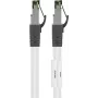 Goobay CAT 8.1 Patch kabelis, S/FTP (PiMF), Balts, 15 m - LSZH halogenbrīvs, Vara AWG 24 (55130)
