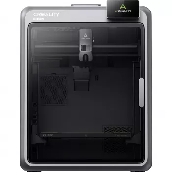3D printeris Creality K2 Pro — izdrukas tilpums 300×300×400 mm, dubultā Z ass
