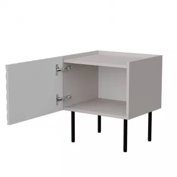 Naktsgaldiņš Cama LUCCA, komplekts 2 gab., 47x40x52 cm, smilškrāsas, MDF/skaidu plātne