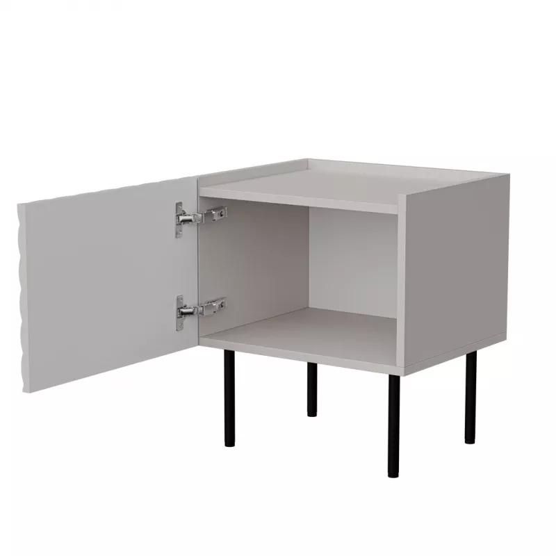 Naktsgaldiņš Cama LUCCA, komplekts 2 gab., 47x40x52 cm, smilškrāsas, MDF/skaidu plātne