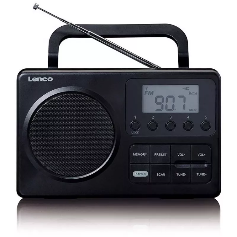Lenco MPR-035BK radio uztvērējs, melns