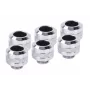 Savienotāju komplekts Alphacool 17474 — misiņš hromēts, Ø 22 mm, augstums 20 mm