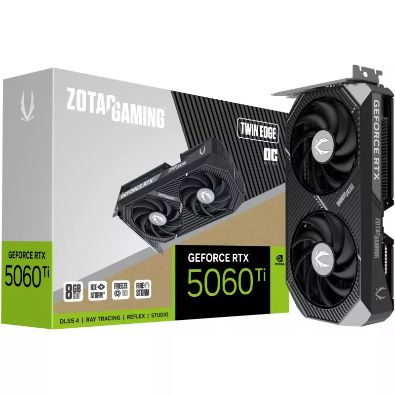 Videokarte ZOTAC GAMING GeForce RTX 5060 Ti 8GB Twin Edge OC