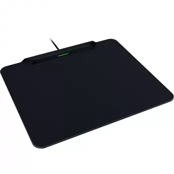 Razer HyperFlux V2 bezvadu uzlādes spēļu peles paliktnis, cietā versija | 360 x 311 mm | Melns