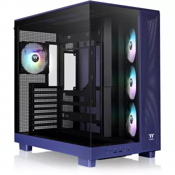Korpuss Thermaltake View 380 XL TG ARGB Violet, rūdīts stikls x2