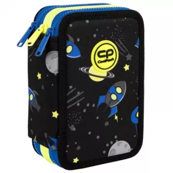 Pildspalvu maciņš CoolPack Jumper 3 ATLANTIS F067828 — trīsstāvu skolas penālis