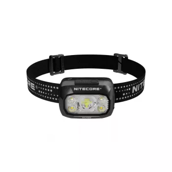 Galvaslampa Nitecore NU30 — kompakta LED galvaslampa, līdz 500 lūmeniem, vairāki režīmi, sarkanā gaisma