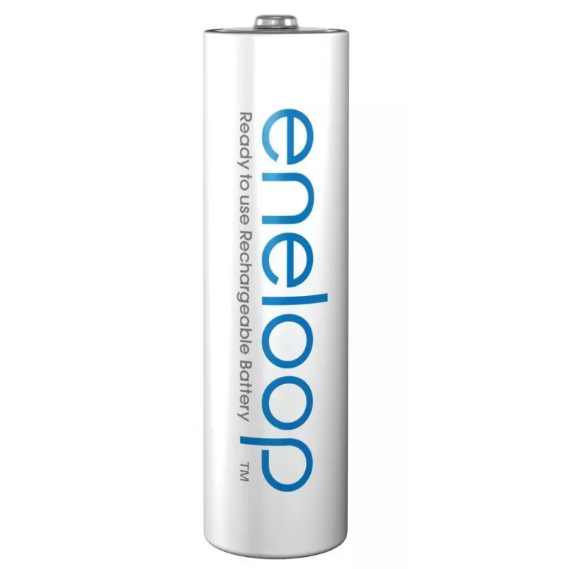 PANASONIC ENELOOP AA 2000 mAh uzlādējamās baterijas, 4 gab. + futrālis (BK-3MCDE/4CP+CASE)