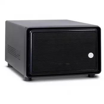 Inter-Tech SC-2100 - Mini-ITX korpuss - Melns - Tērauds - SFF - ar aktivitātes, trauksmes, HDD, tīkla un barošanas indikatoriem (88887285)