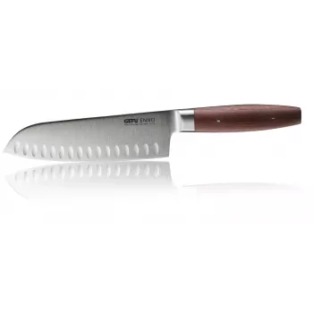 GEFU ENNO Santoku nazis ar rievām 18 cm