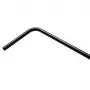 Barrow Hardtube 90° 630mm 14/12mm caurulēm, Modelis TDWB-14, Melns