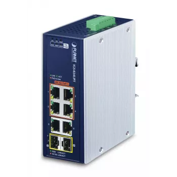 Nepārvaldāms slēdzis PLANET IP30 Industriāls 4-Port
