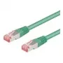 Wentronic Goobay CAT 6 Patch Kabelis, S/FTP (PiMF), Zaļš, 15 m - LSZH Halogēns-Brīvs, Vars (68295)