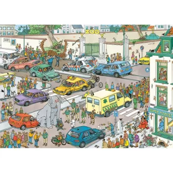 Puzle Jumbo Jan van Haasteren Jumbo geht einkaufen 1000 gabali (20028)