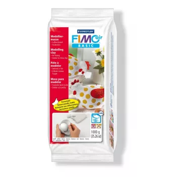 Māla modelēšanas masa Staedtler FIMO air basic 8101 Balta 1 kg