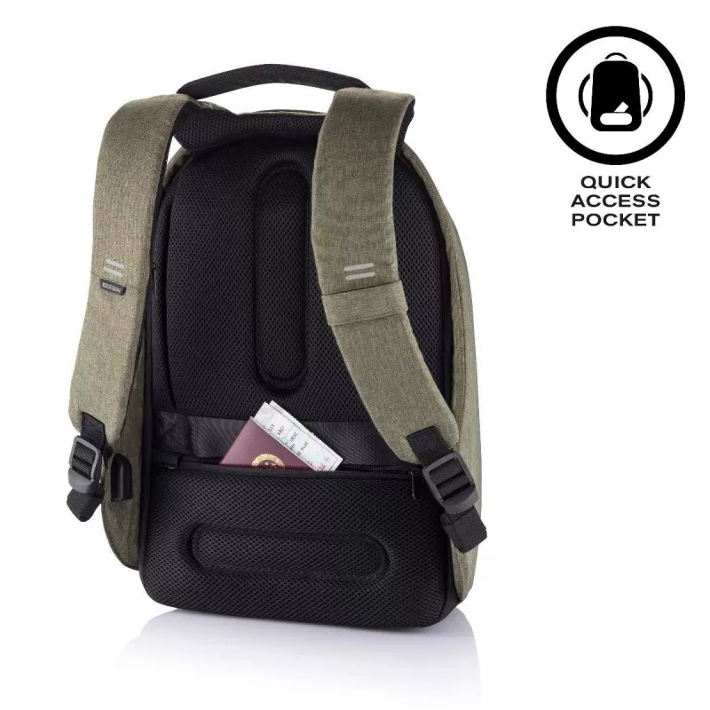 XD-Design Bobby Hero Small mugursoma Zaļa PU āda