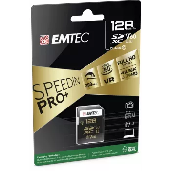 Atmiņas karte Emtec 128 GB UHS-II SpeedIN PRO+