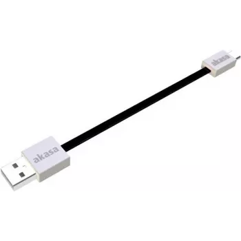 USB kabelis Akasa 0.15m USB 2.0 A/Micro-B