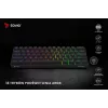 Mehāniskā spēļu tastatūra SAVIO BLACKOUT X2 BRŪNA 61 taustiņš 60% USB QWERTY RGB Outemu Brown