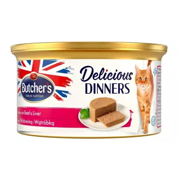 BUTCHER'S Classic Delicious Dinners Liellopa gaļa ar aknām