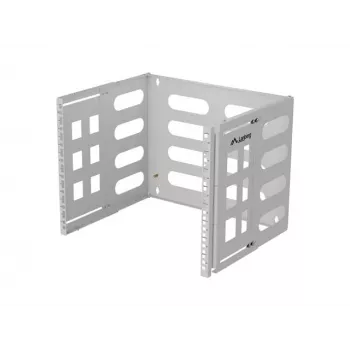 Sienas 19 inch statīvs LANBERG 8U, dziļums 497×400/240 mm, pelēks
