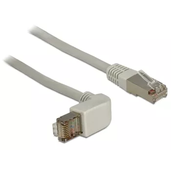 Tīkla kabelis DeLOCK 1m Cat.5e RJ-45 S/FTP Pelēks