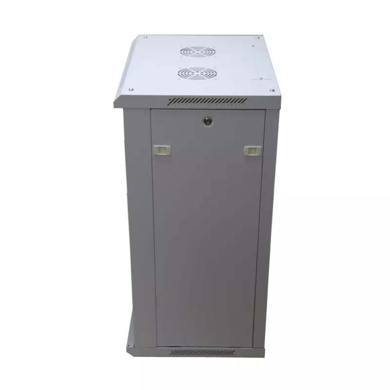 Pie sienas montējams skapis Extralink Rackmount 18U 600x600 Pelēks ar atslēgas slēdzi