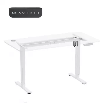 Elektriski regulējams augstuma galds ergo office ER-400 W — maks. augstums 1160 mm, maks. slodze 80 kg