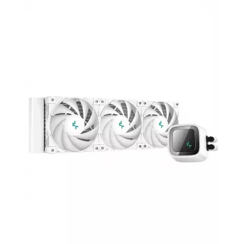 Šķidruma dzesēšanas sistēma DeepCool LS720 WH 360 mm 3×120 mm 500-2250 RPM 32.9 dB