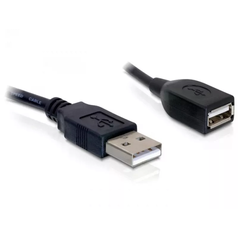 USB 2.0 pagarinātājkabelis DeLOCK 82457 0,15m Melns