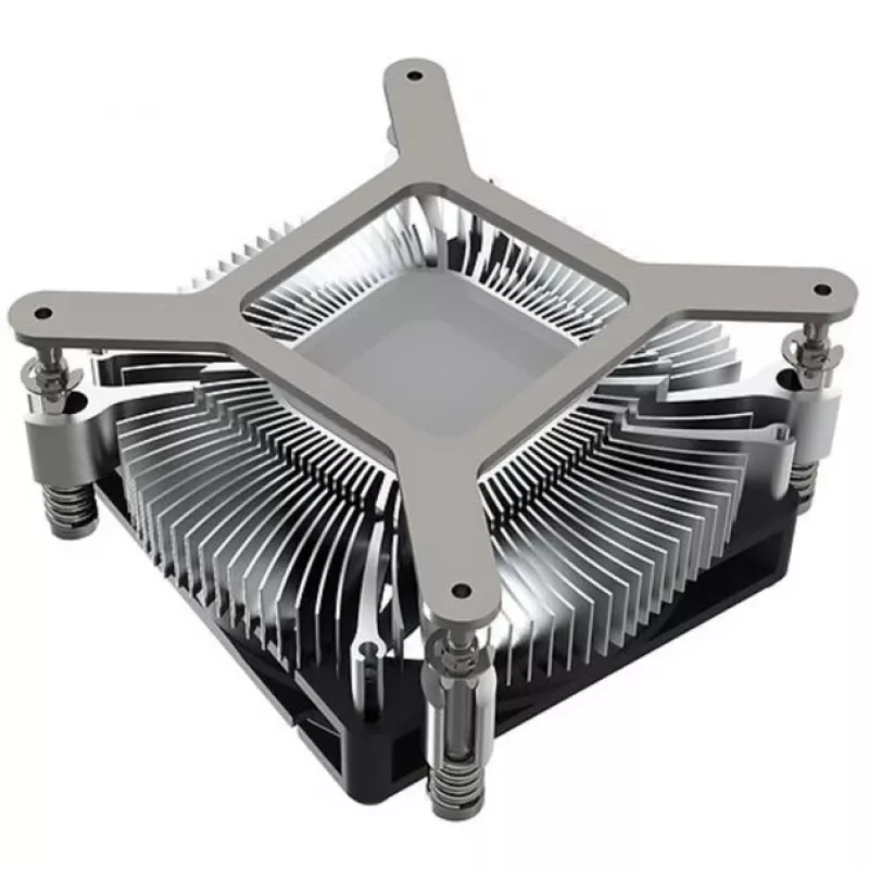 CPU dzesētājs Dynatron Z60 LGA1851 LGA1700, alumīnija korpuss, 80 mm ventilators
