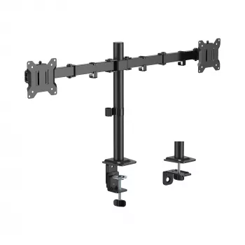Sbox LCD-352/2-3 Divu Monitoru Galda Stiprinājums (17-32/2x10kg/100x100)