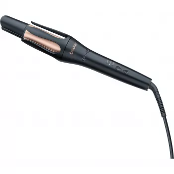 Lokšķēres Beurer HT 75 — 25 mm keramikas pārklājums, melns/vara
