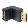 DELOCK 65382 DisplayPort dzimuma mainītājs, 90° uz leju