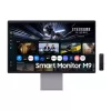 Samsung M90SF datora monitors 81,3 cm (32 collas) 3840 x 2160 pikseļi 4K Ultra HD OLED Sudrabs