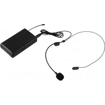 Bezvadu mikrofons Omnitronic WAMS-10BT ar austiņu mikrofonu, Bluetooth bezvadu sistēma