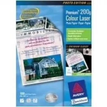 Fotopapīrs Avery Premium Colour Laser 200 g/m²