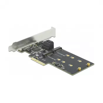 DeLOCK 3 portu SATA un 2 slotu M.2 Key B PCI Express karte