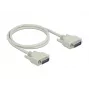 Seriālais kabelis DeLOCK 85975 Beige 1m Sub-D15